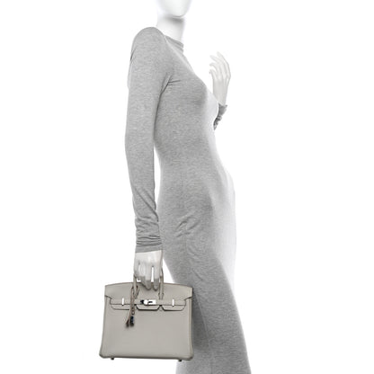 Hermes Togo Verso Birkin 25 Gris Perle 2 of 13