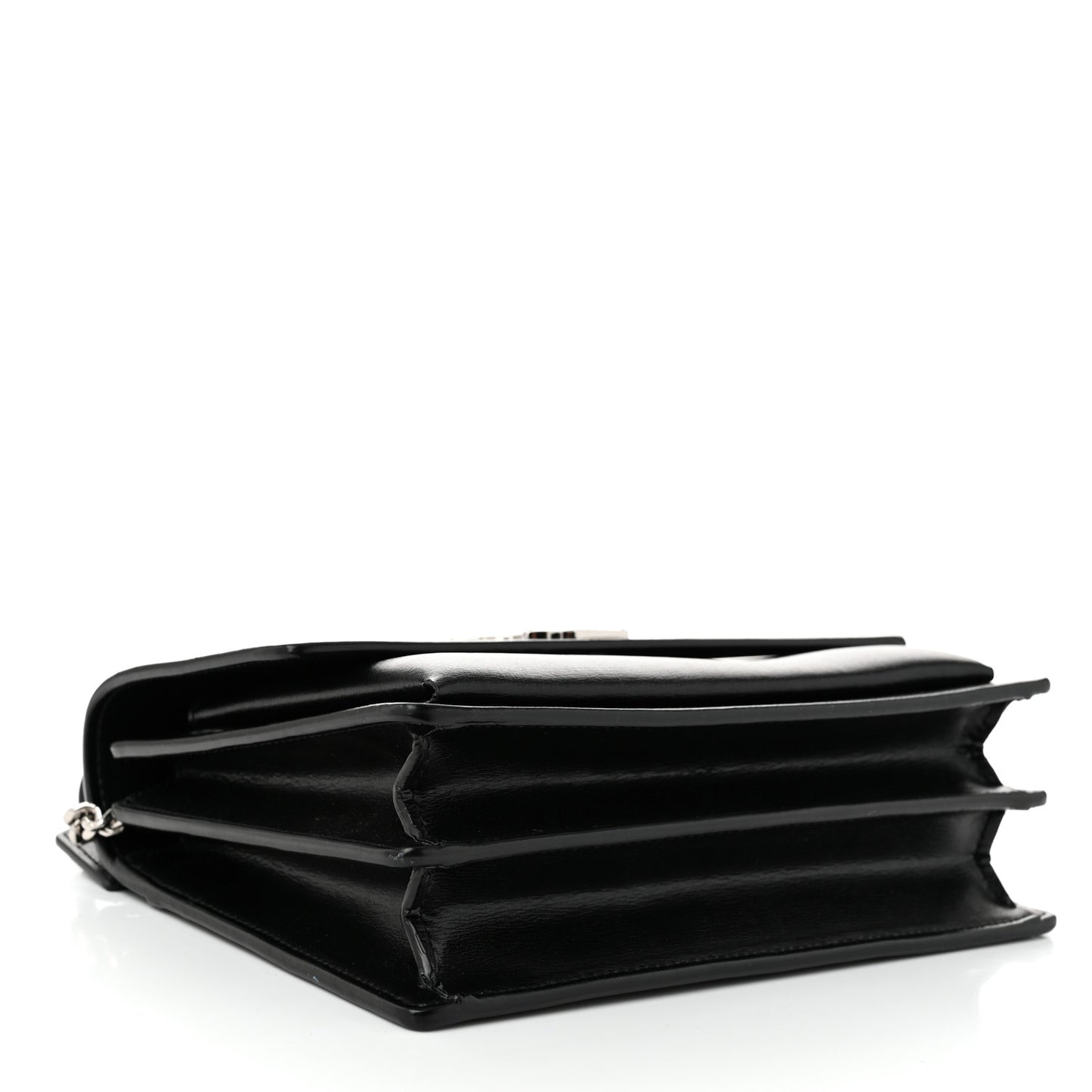 Coated Bark Calfskin Medium Monogram Sunset Black
