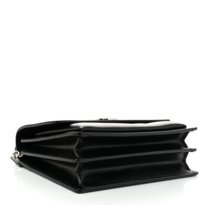 Saint Laurent Coated Bark Calfskin Medium Monogram Sunset Black 4 of 10