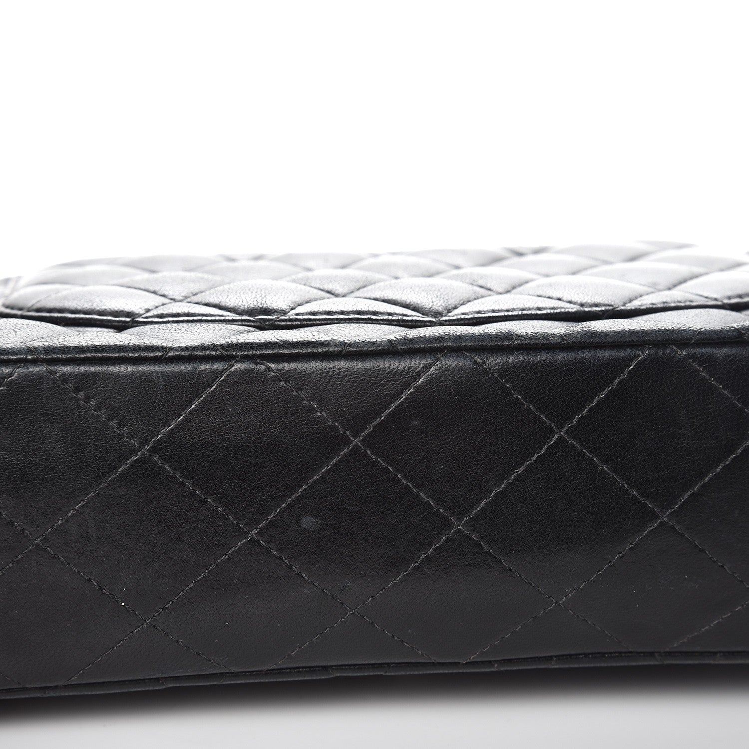 Chanel Lambskin Quilted Medium Double Flap Black 19 of 21