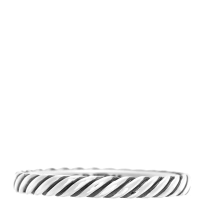 David Yurman Sterling Silver Cable Classics Band Ring 52 6 1 of 4