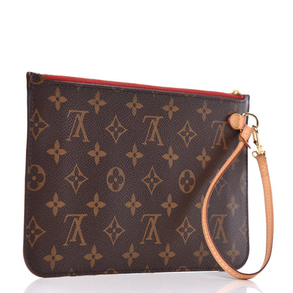 Louis Vuitton Monogram Neverfull MM GM Pochette Cherry 3 of 8