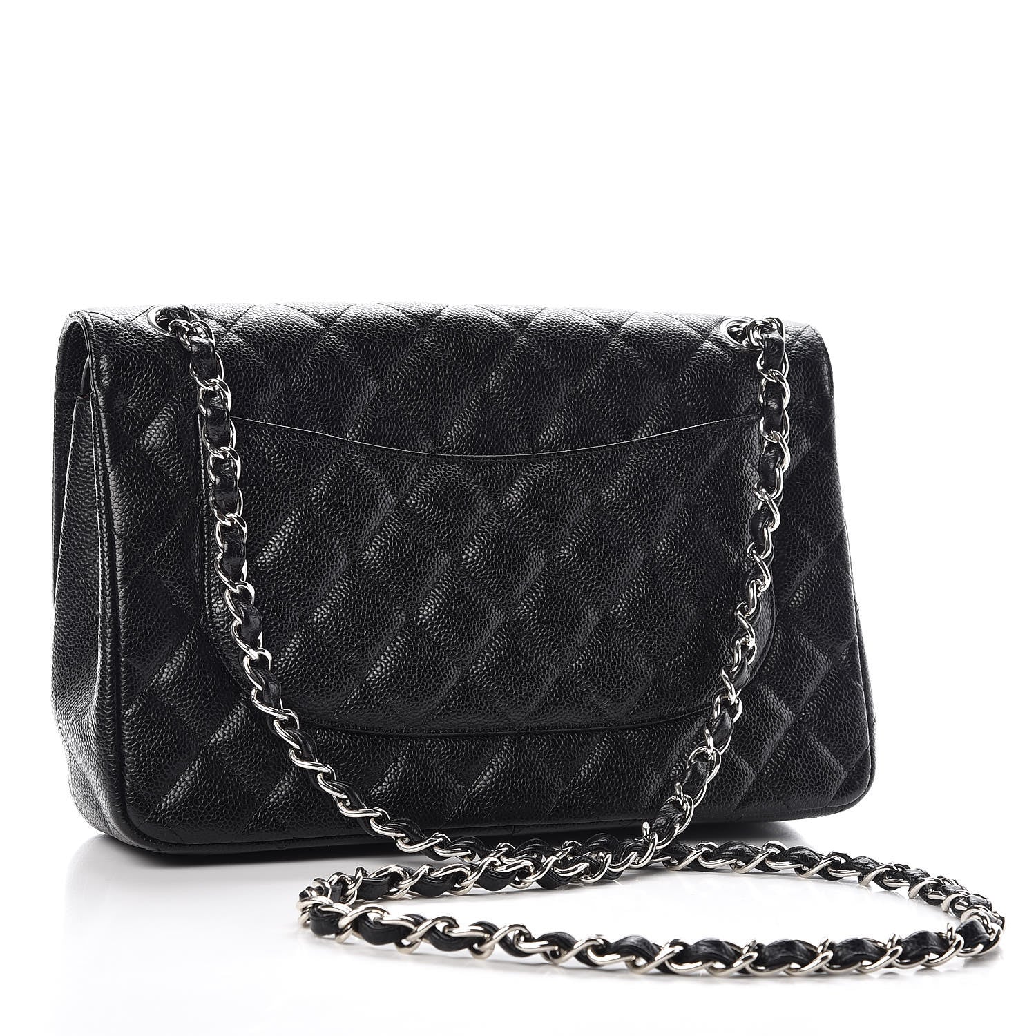 Chanel Caviar Quilted Jumbo Double Flap Black 4 of 16