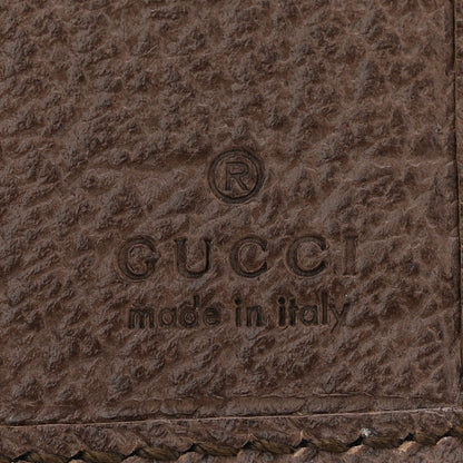 Gucci GG Supreme Monogram Web Mens Ophidia Bi-Fold Coin Wallet Beige New Acero 6 of 7