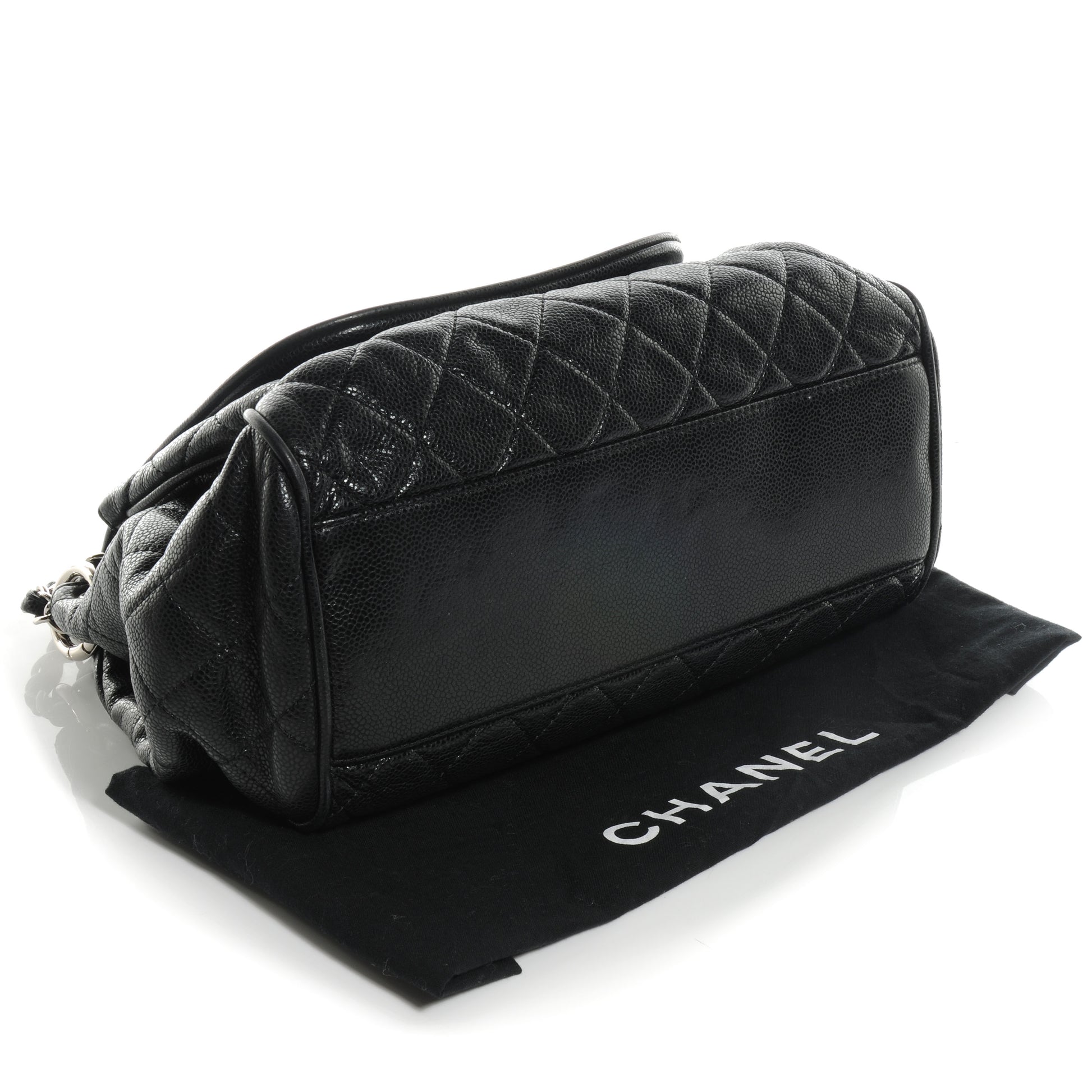 Chanel Caviar Quilted Timeless Accordion Flap Black 4 of 8