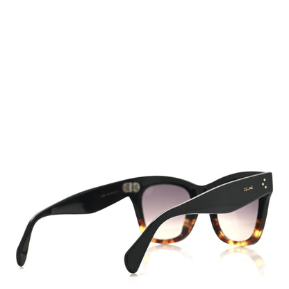 Celine Acetate Polarized Cat Eye Sunglasses CL4004IN Havana Black 4 of 7