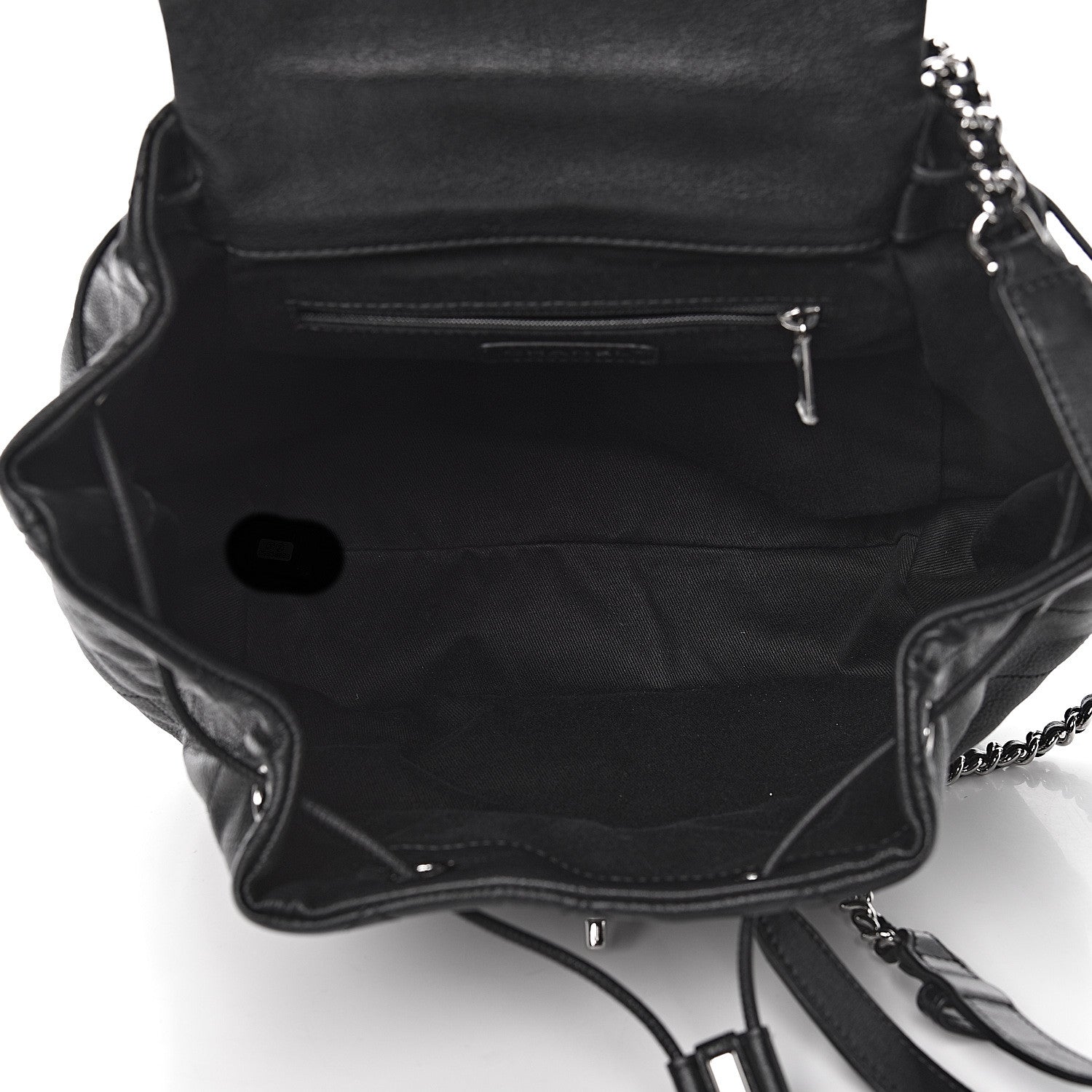 Chanel Caviar Stitched Backpack Black 5 of 10