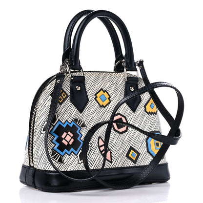 Louis Vuitton Epi Azteque Alma BB White 3 of 9