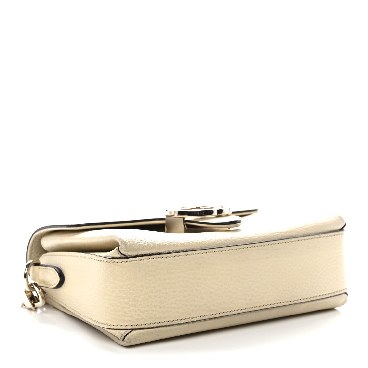 Gucci Dollar Calfskin Interlocking G Crossbody Bag Mystic White 4 of 11