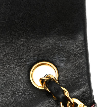 Chanel Lambskin Quilted Mini Square Flap Bag Black 12 of 14