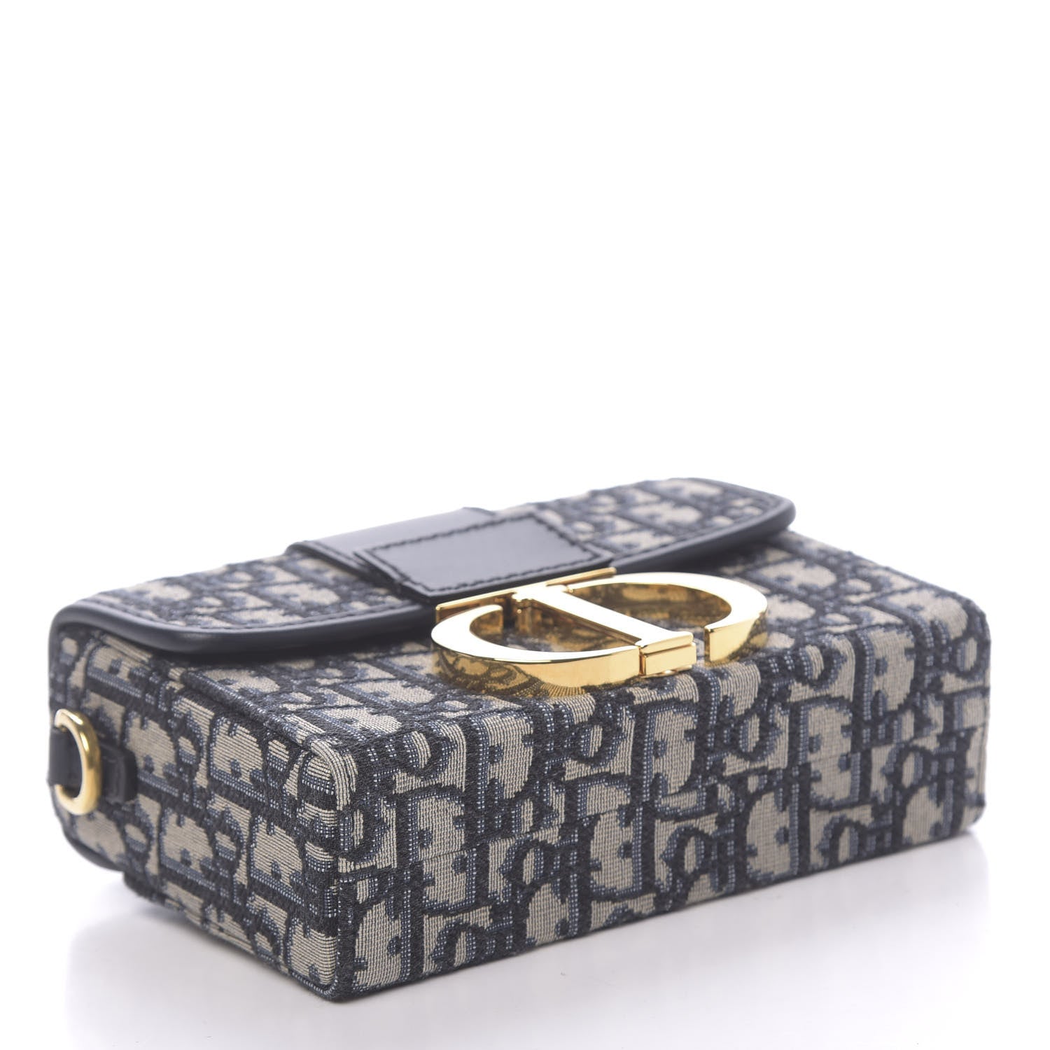 Christian Dior Oblique 30 Montaigne Box Bag Blue 4 of 9