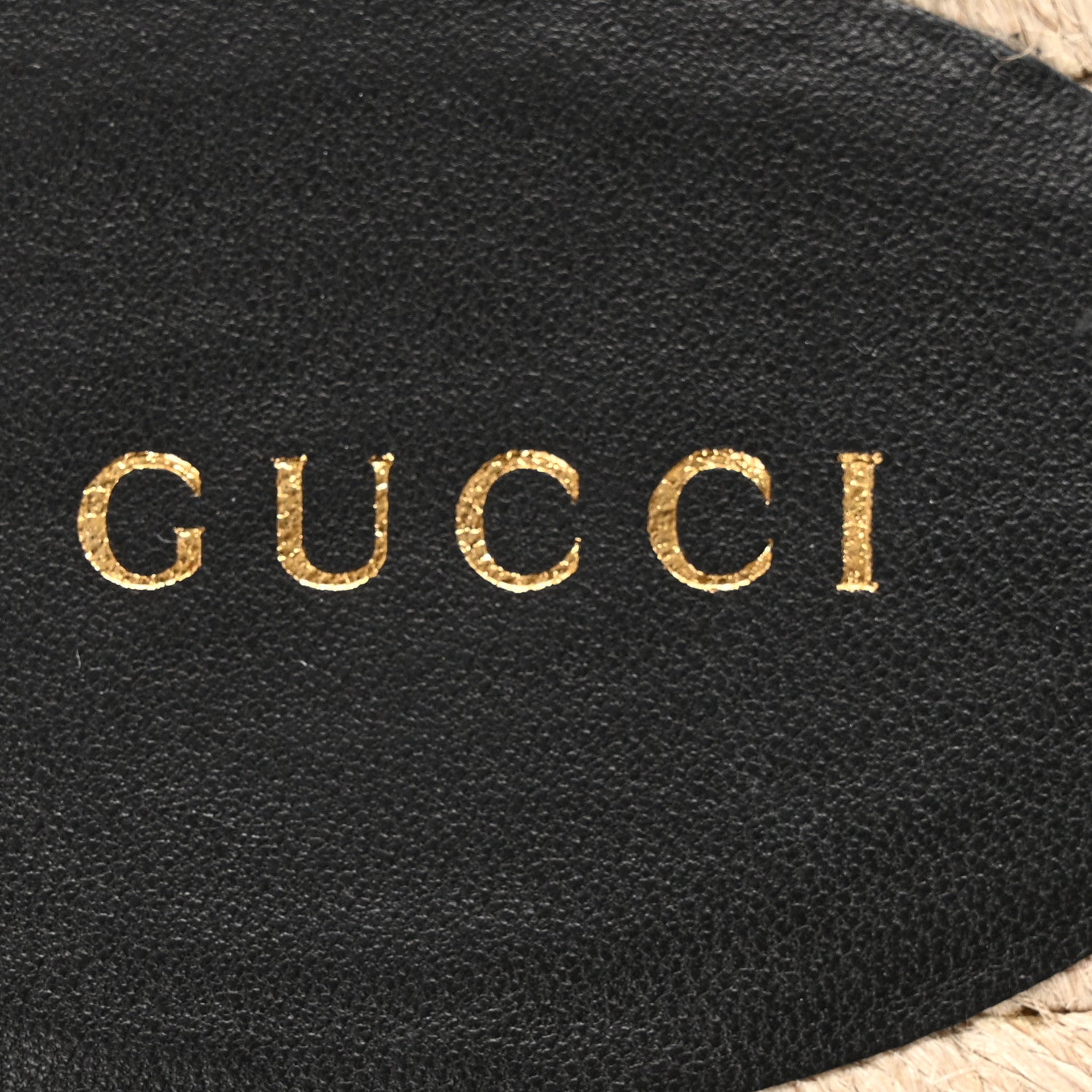 Gucci Nappa Matelasse GG Marmont Espadrille Slippers 36 Black 8 of 10