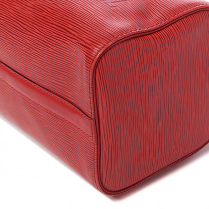 Louis Vuitton Epi Speedy 25 Castillan Red 4 of 10