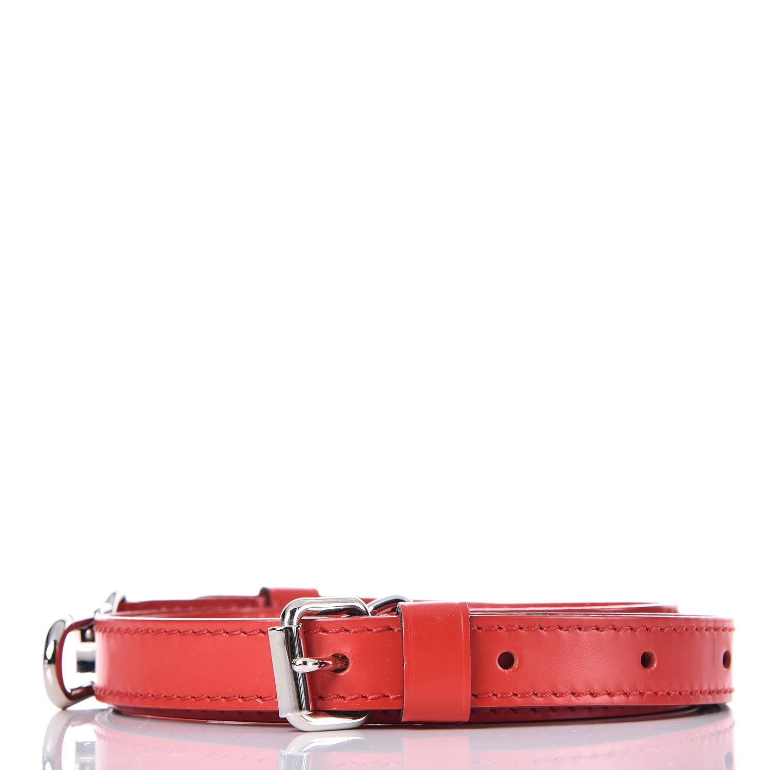 Louis Vuitton Calfskin 12mm Shoulder Strap Coquelicot 2 of 5