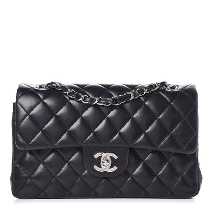 Chanel Lambskin Quilted Small Double Flap Black 1 of 16