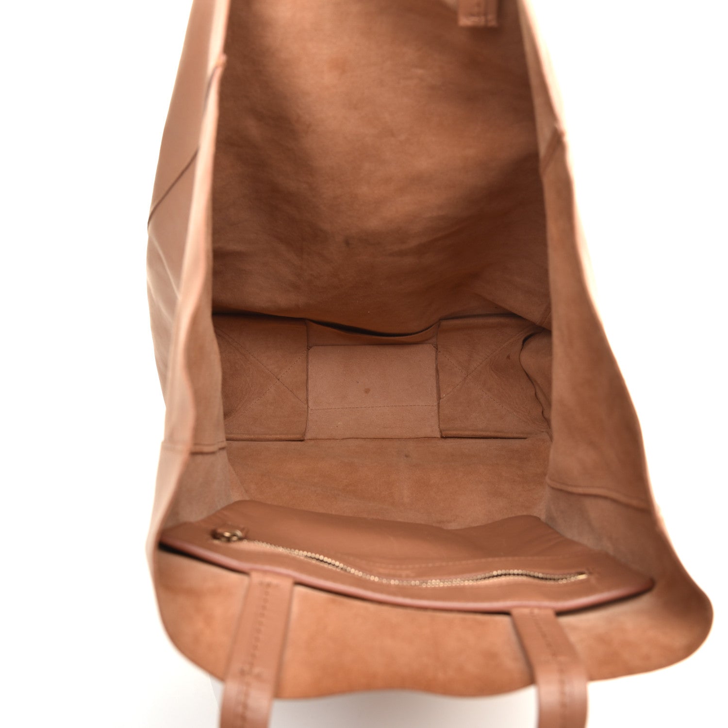 Celine Lambskin Vertical Cabas Tan 5 of 9