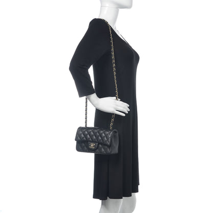 Chanel Caviar Quilted Mini Rectangular Flap Black 2 of 11