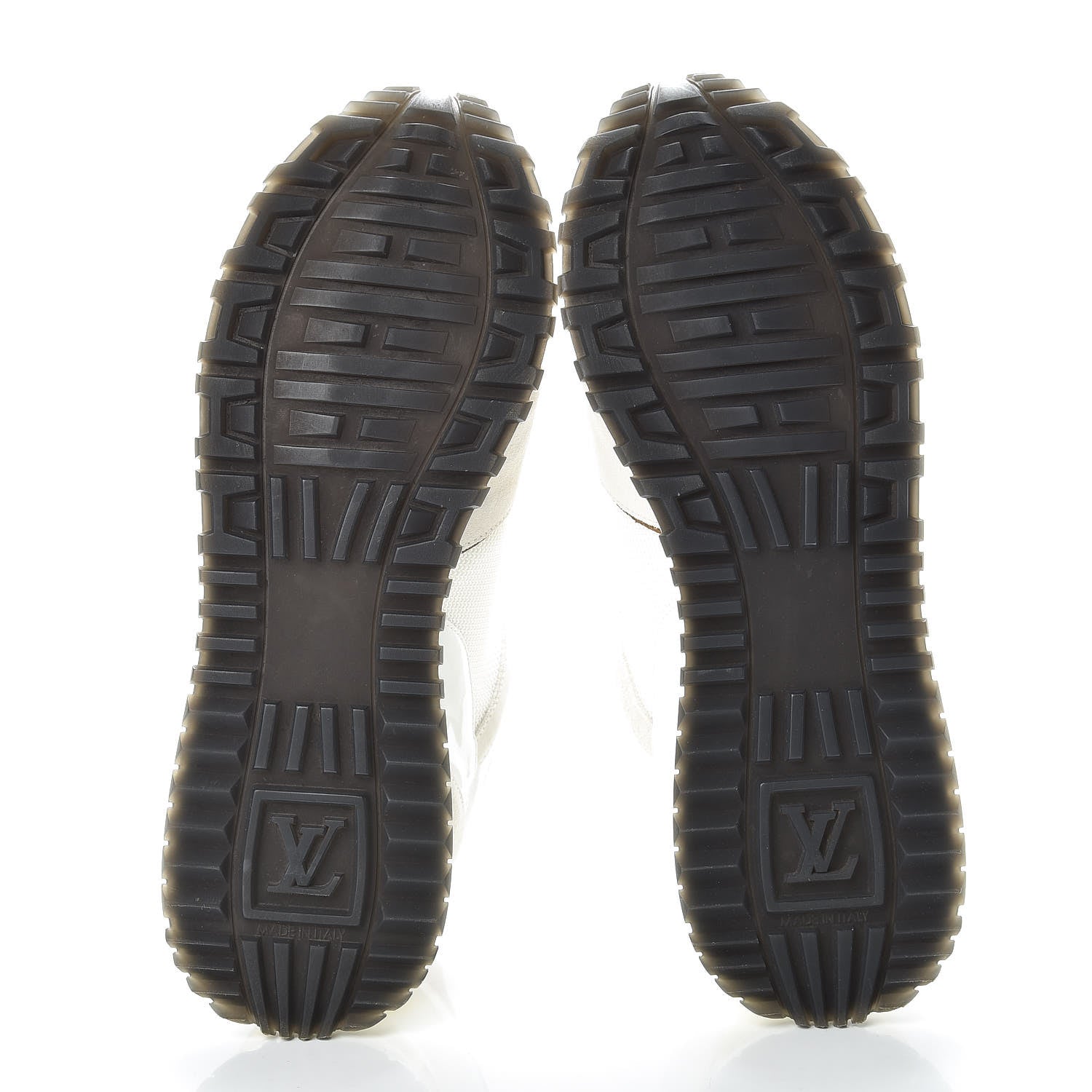 Louis Vuitton Suede Reverse Monogram Run Away Sneakers 37.5 White 5 of 8