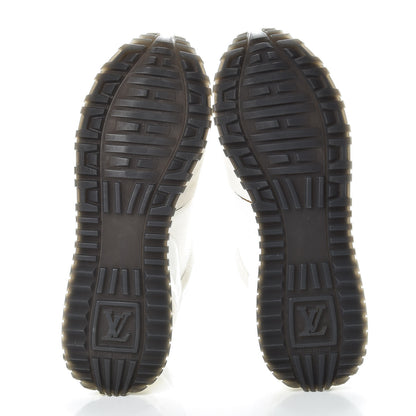 Louis Vuitton Suede Reverse Monogram Run Away Sneakers 37.5 White 5 of 8