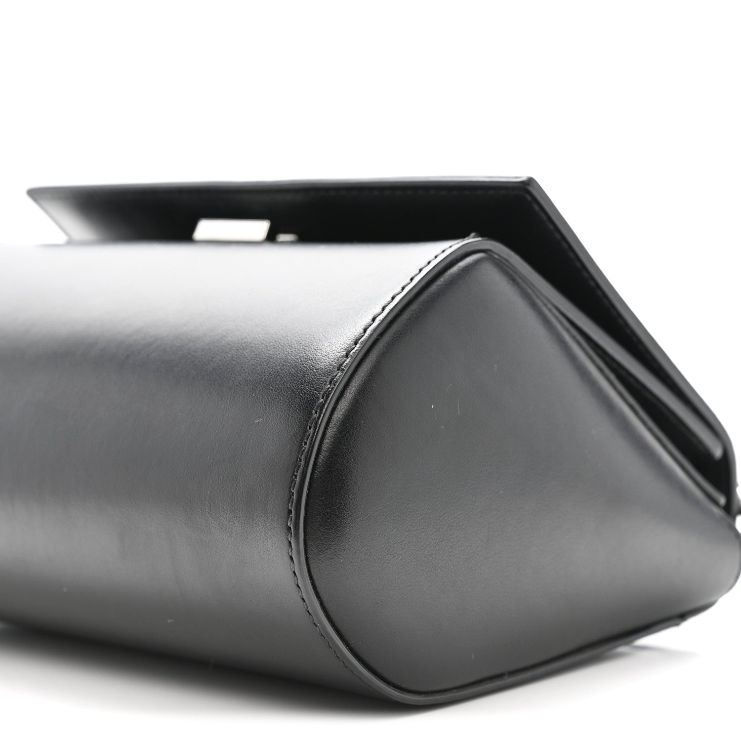 Givenchy Calfskin Mini Pandora Box Logo Strap Crossbody Bag Black