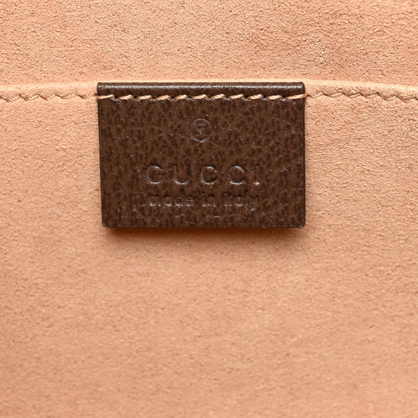 GG Supreme Monogram Web Ophidia Pouch Brown