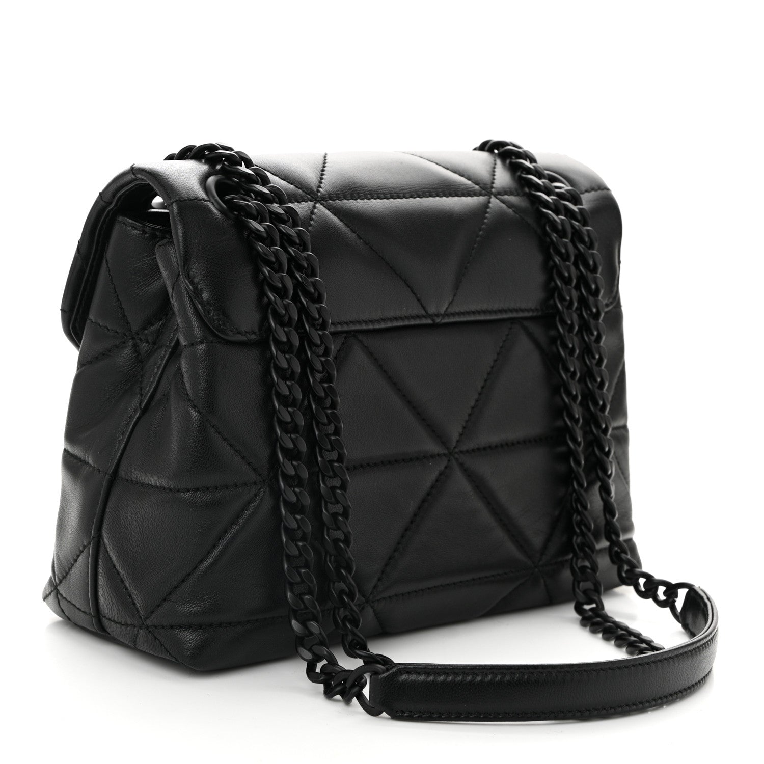 Prada Nappa Triangle Stitched Small Spectrum Bag Black 3 of 10