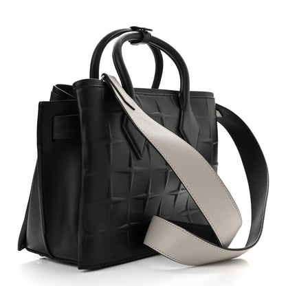 MCM Calfskin Embossed Park Avenue Medium Neo Milla Tote Black 3 of 10
