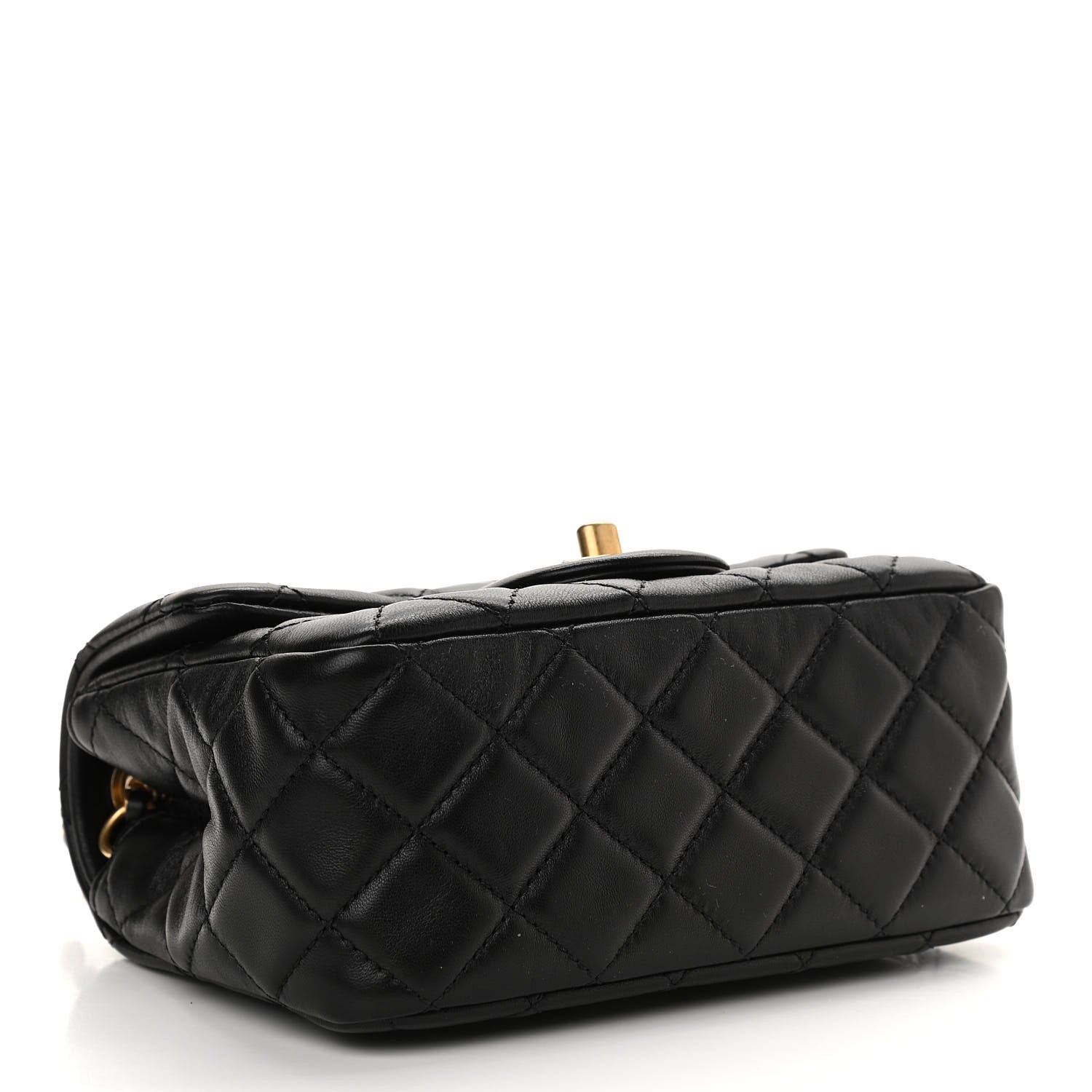 Chanel Lambskin Quilted Mini Pearl Crush Flap Black 4 of 10