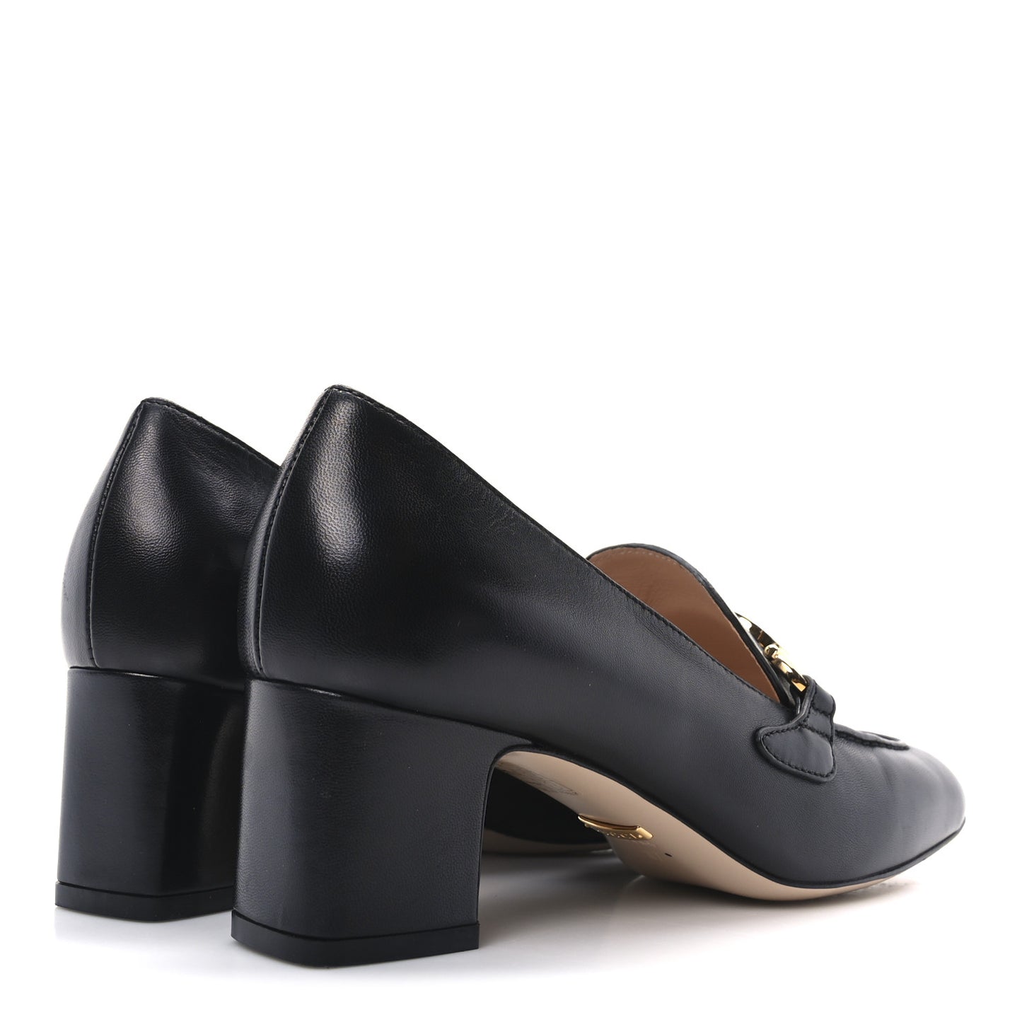 Malaga Kid Zumi Mid Heel Loafers 37 Black