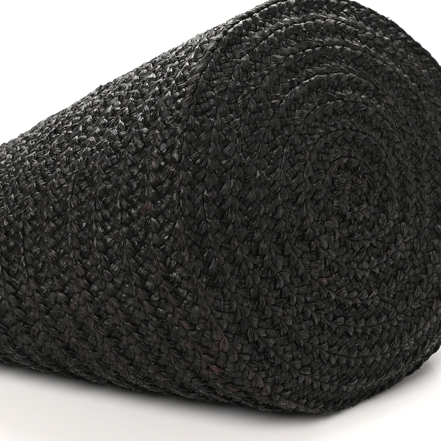 Saint Laurent Raffia Medium Panier Bag Black 8 of 9