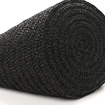 Saint Laurent Raffia Medium Panier Bag Black 8 of 9