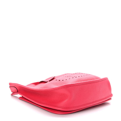 Hermes Taurillon Clemence Evelyne III PM Rose Extreme 4 of 10