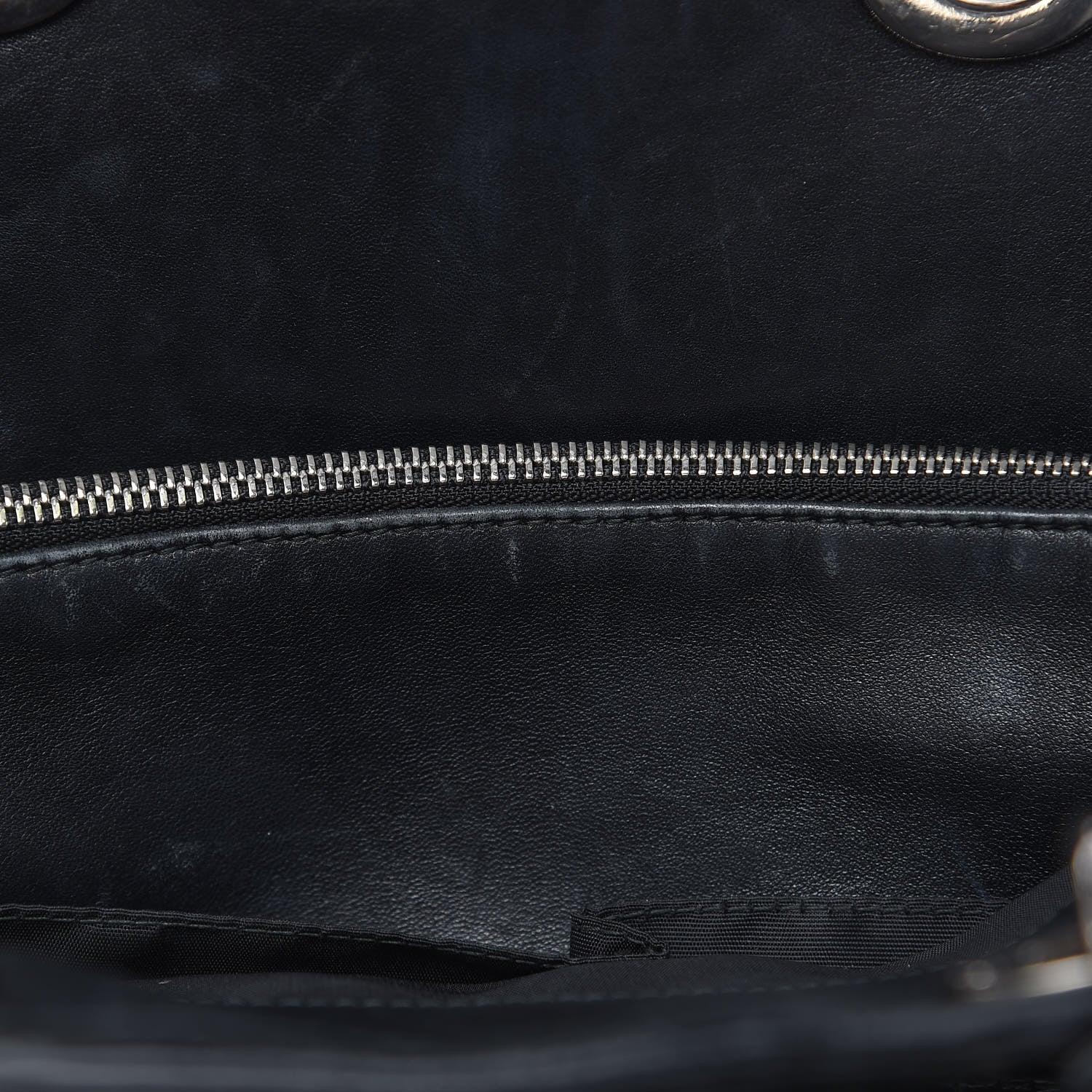 Christian Dior Patent Cannage Medium Granville Tote Black 15 of 16