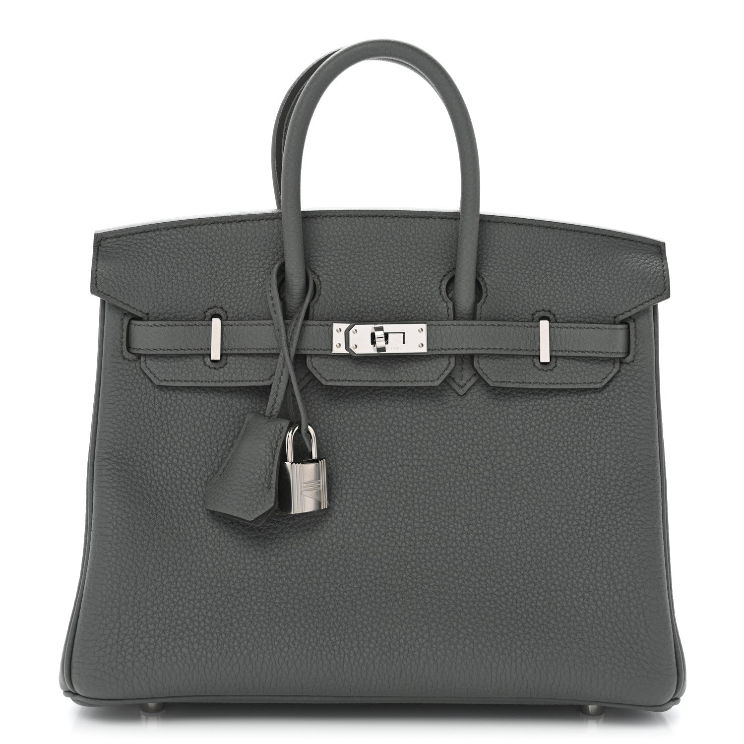 Hermes Togo Birkin 25 Vert Amande 1 of 11
