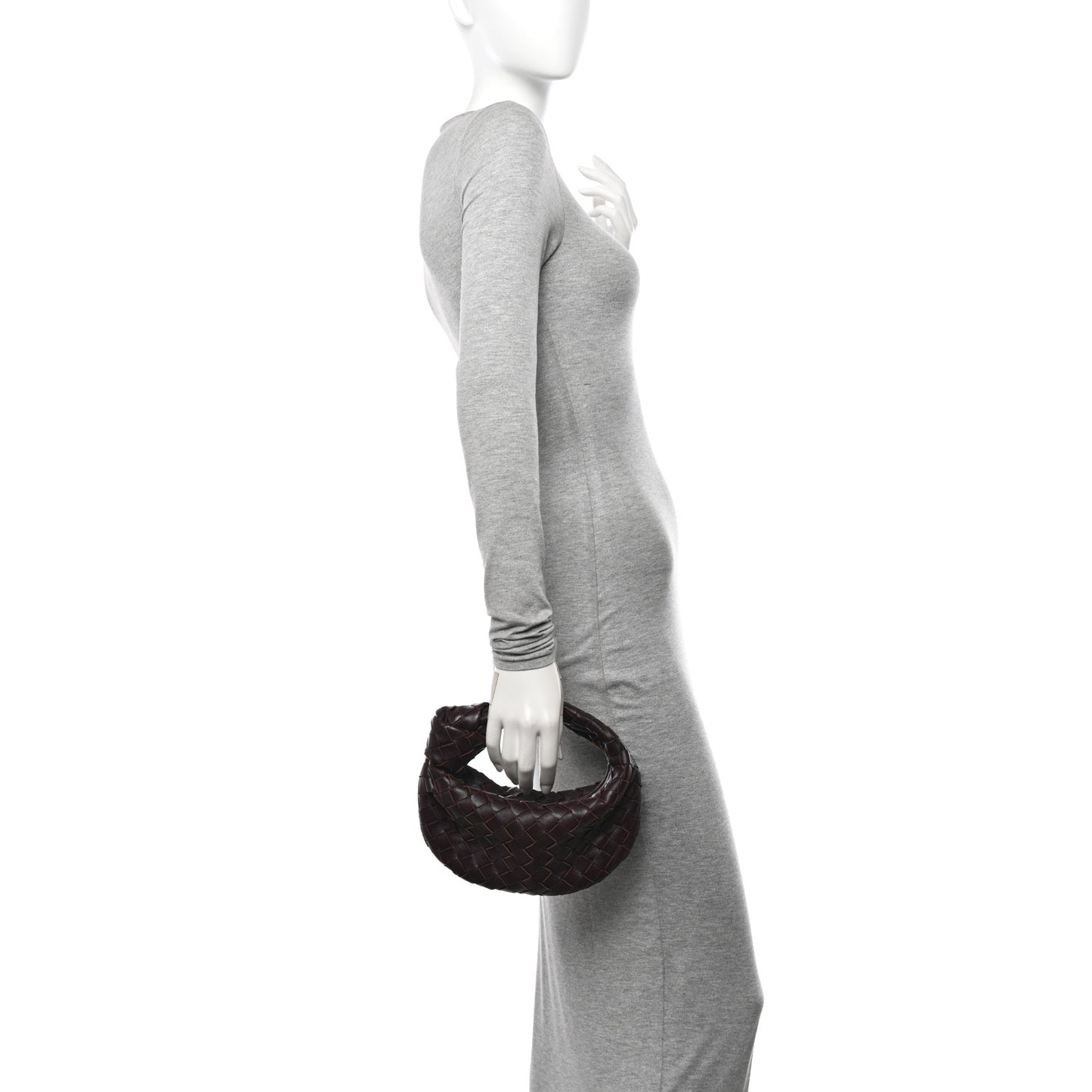 Nappa Intrecciato Mini Jodie Grape