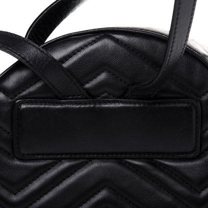 Gucci Calfskin Matelasse GG Marmont Backpack Black 15 of 21
