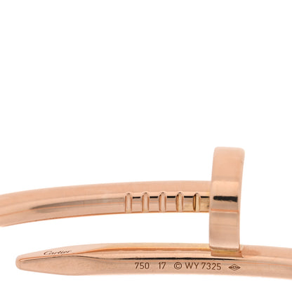 Cartier 18K Pink Gold Juste Un Clou Bracelet 17 3 of 5