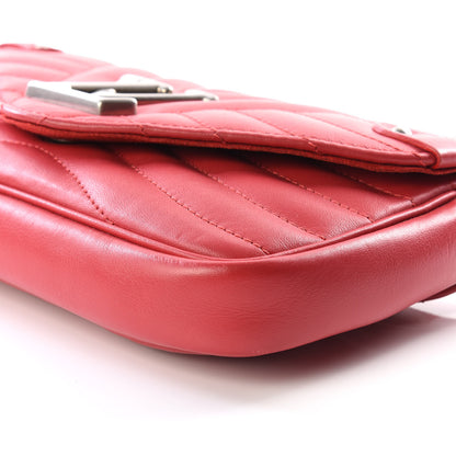 Louis Vuitton Calfskin New Wave Chain Pochette Scarlet 6 of 10