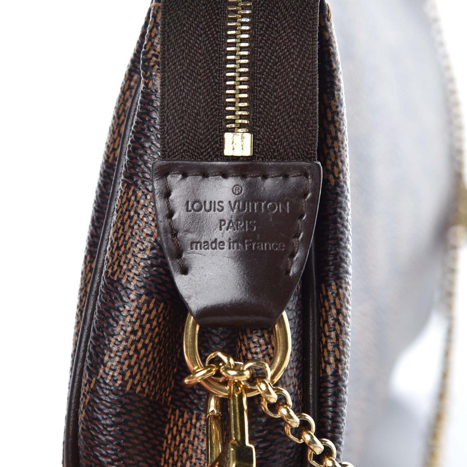 Louis Vuitton Damier Ebene Eva Clutch 7 of 9