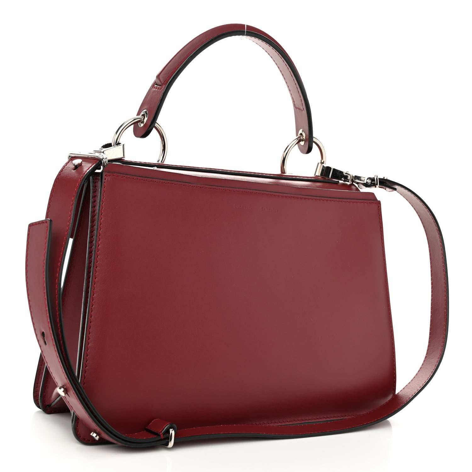 Proenza Schouler Calfskin Medium Hava Top Handle Bag Midnight Plum 3 of 9