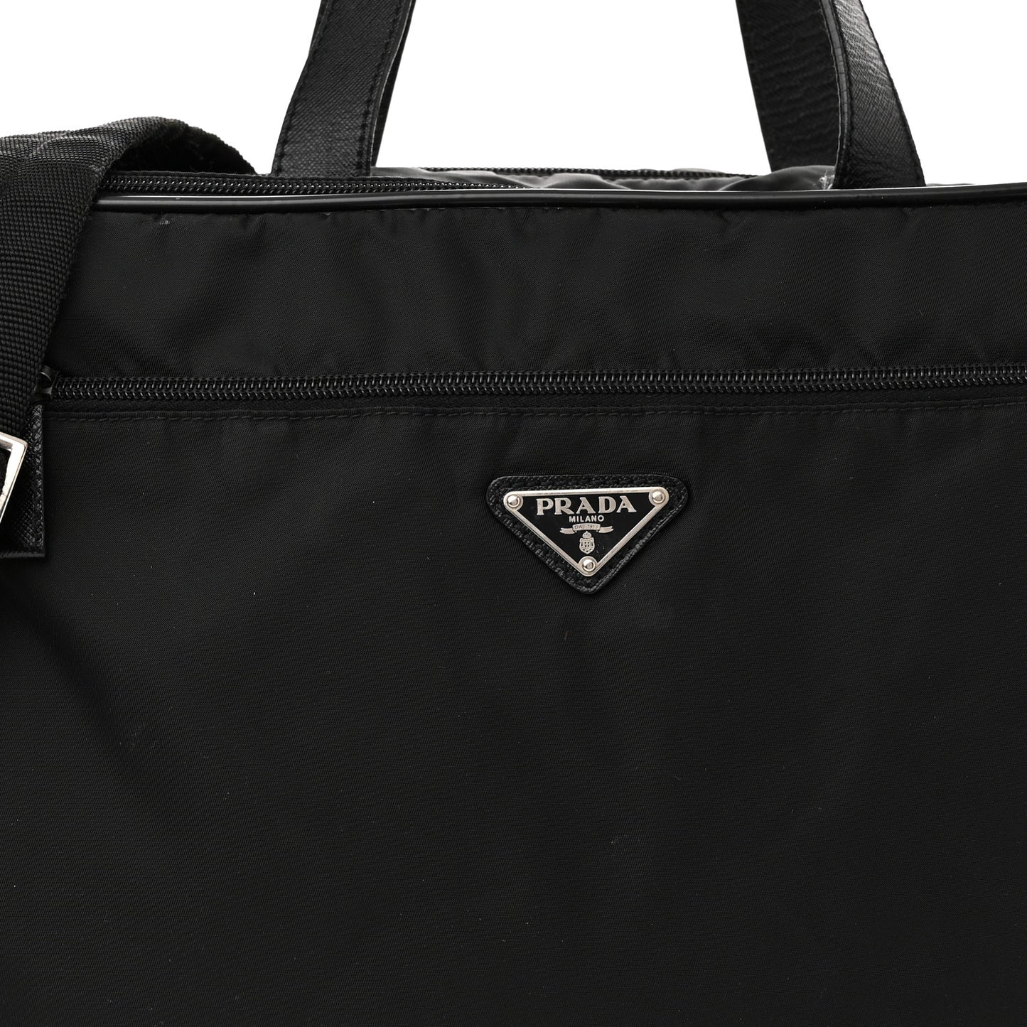 Tessuto Nylon Travel Briefcase Black
