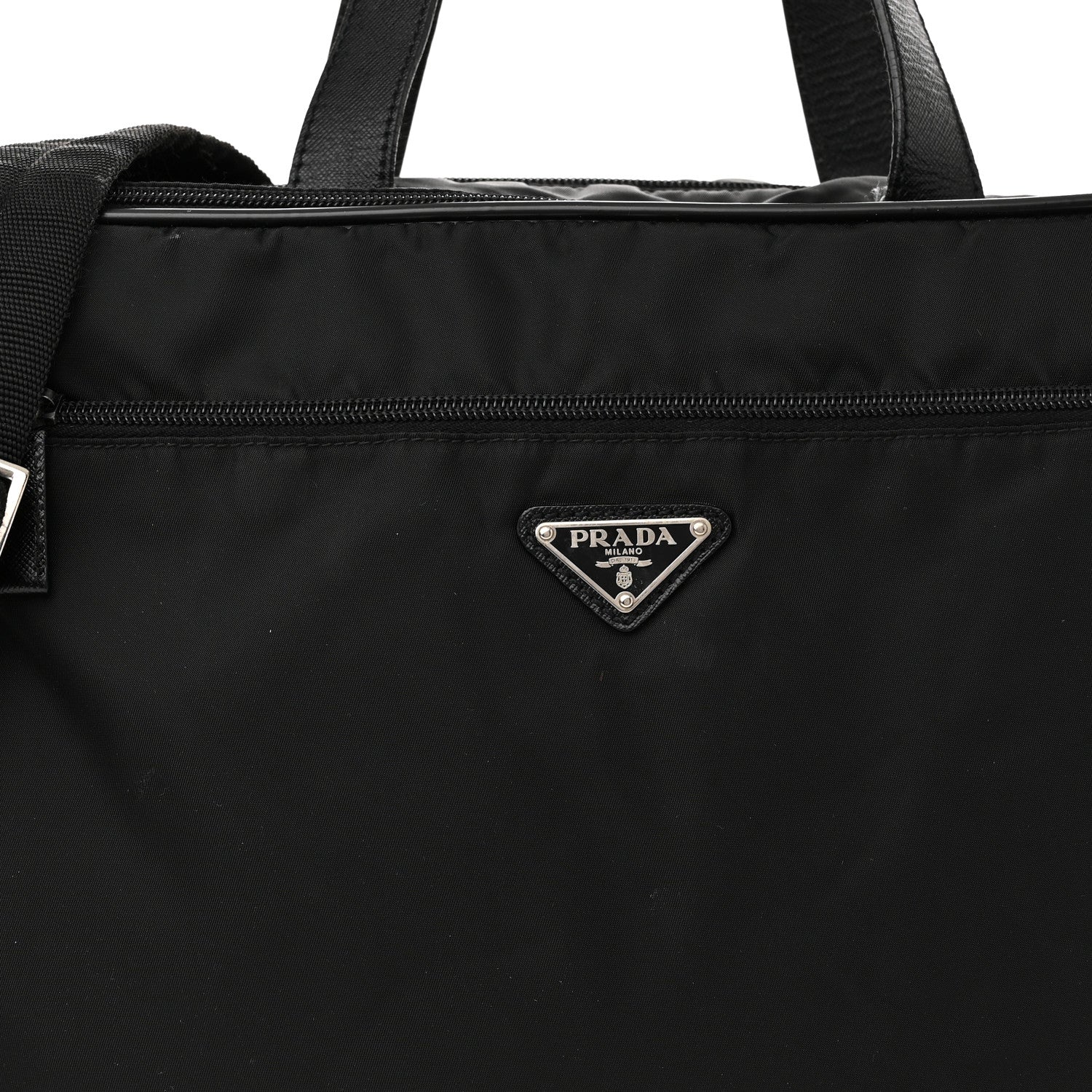 Prada Tessuto Nylon Travel Briefcase Black 8 of 18