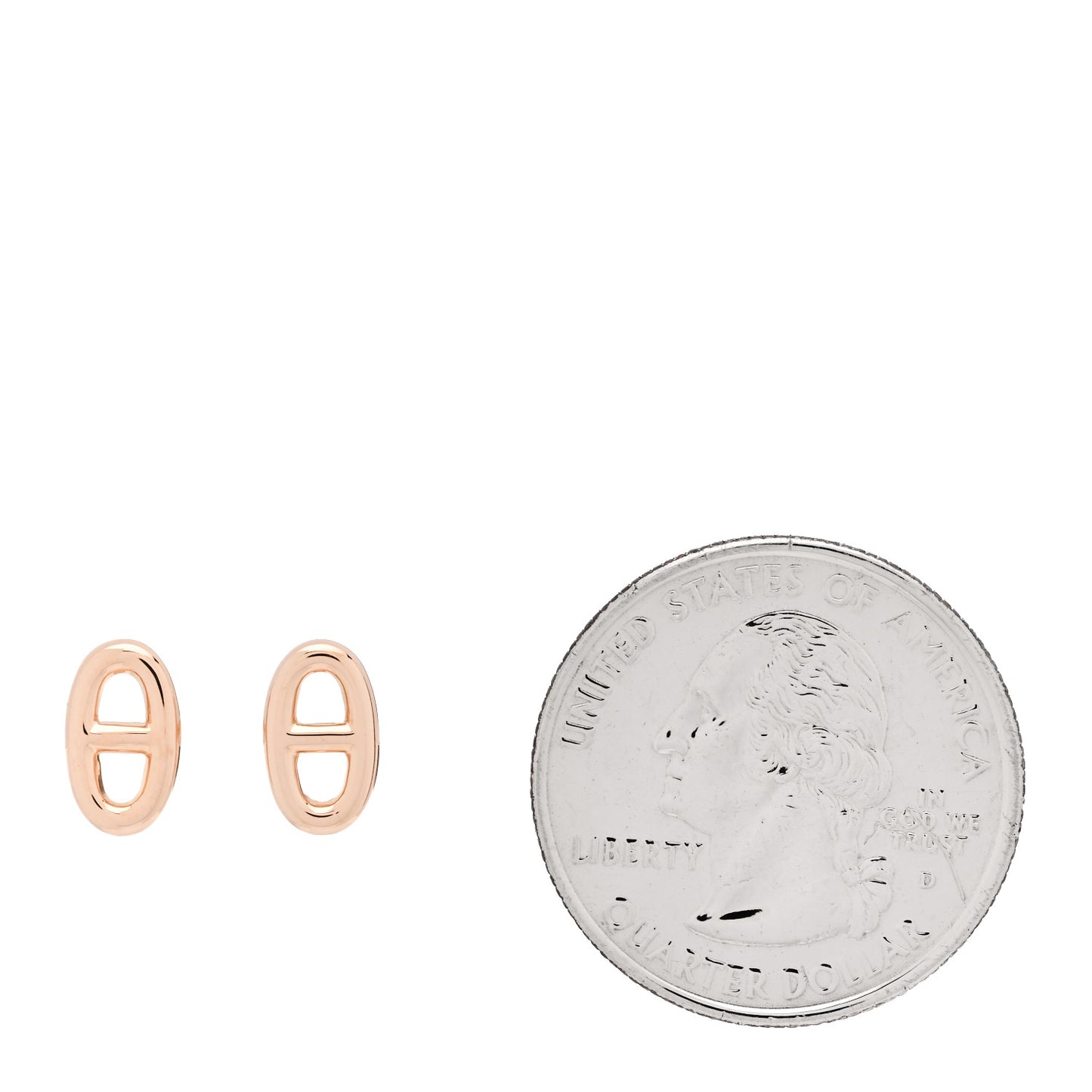 18K Rose Gold TPM Farandole Stud Earrings