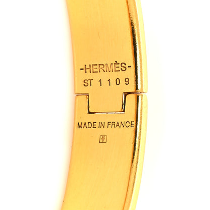 Hermes Enamel Narrow Clic Clac H Bracelet PM White 5 of 6
