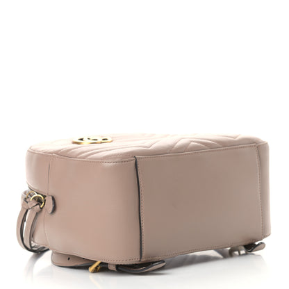 Gucci Calfskin Matelasse GG Marmont Dome Backpack Porcelain Rose 4 of 14