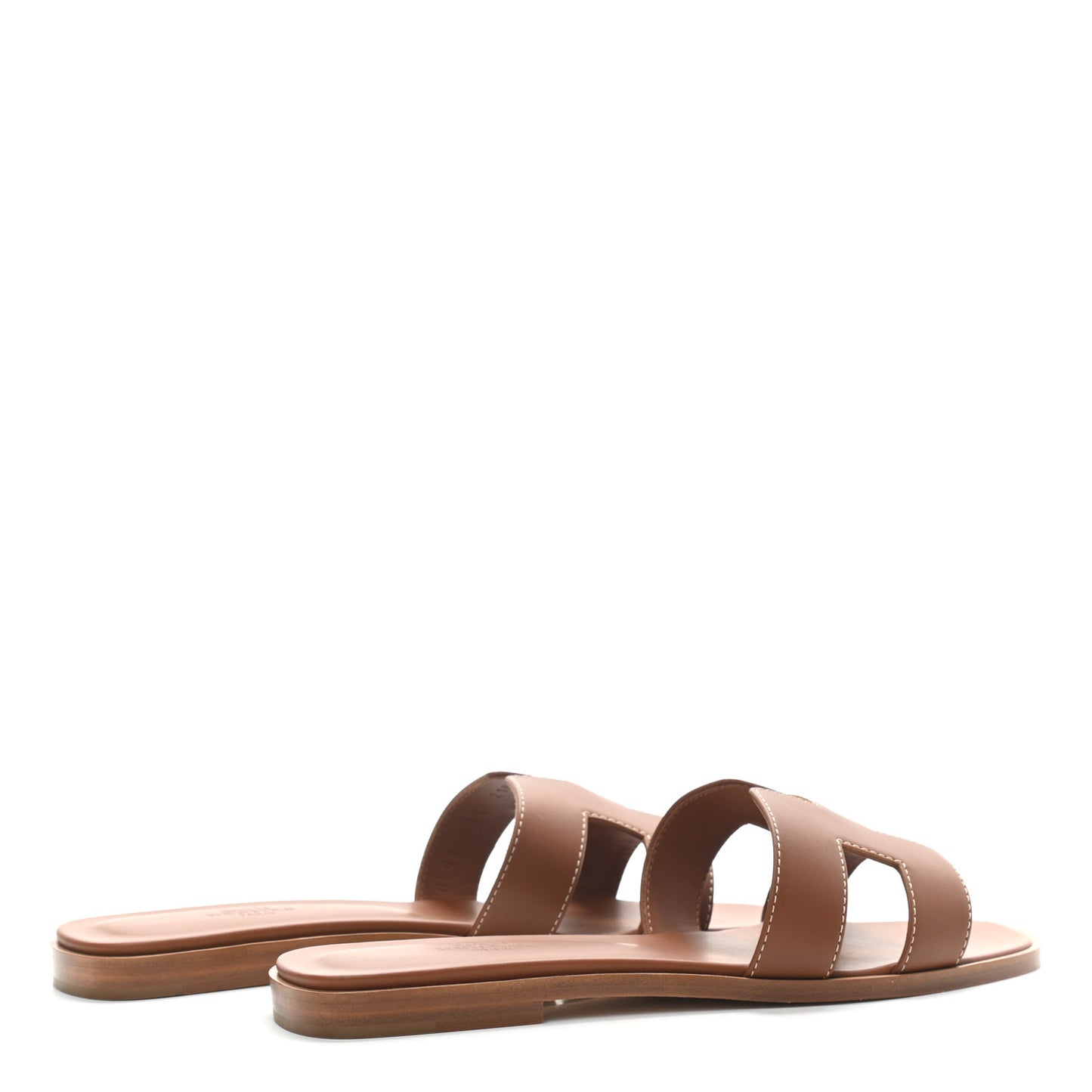 Box Calfskin Oran Sandals 38 Gold