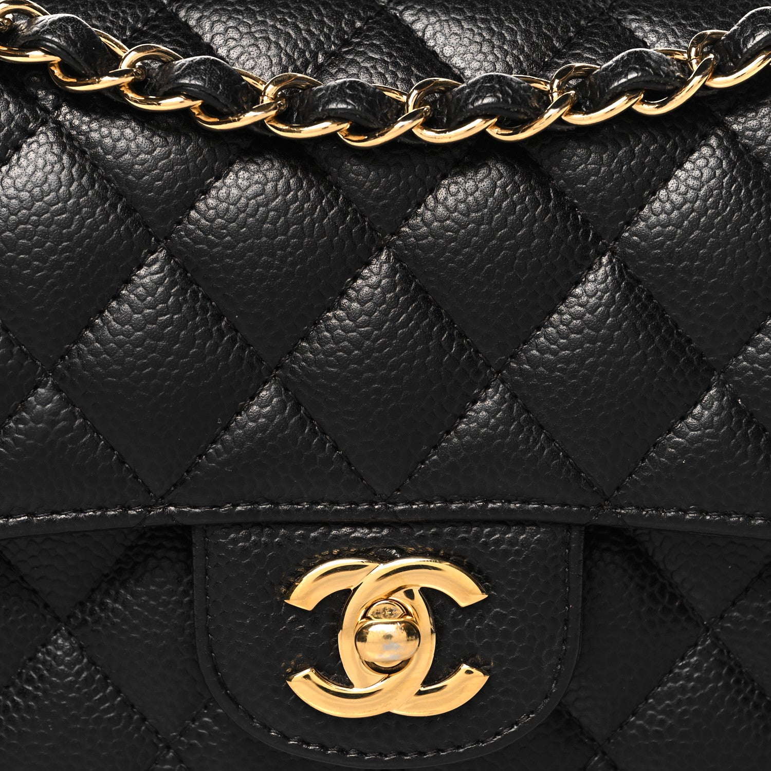 Chanel Caviar Quilted Small Double Flap Black 8 of 11