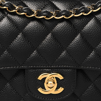 Chanel Caviar Quilted Small Double Flap Black 8 of 11