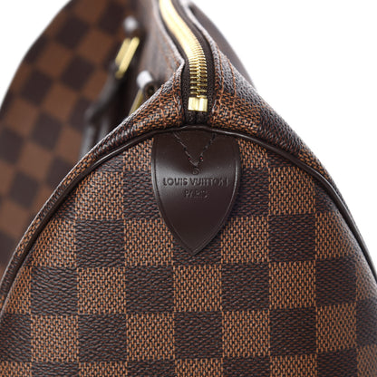 Louis Vuitton Damier Ebene Speedy 30 6 of 9