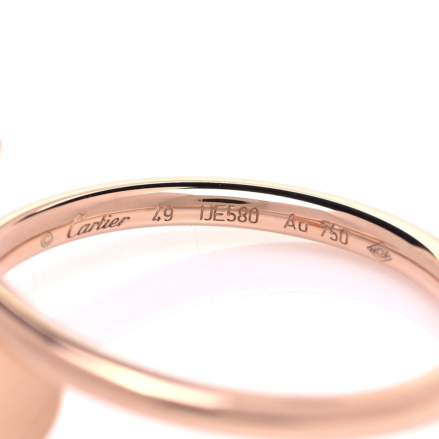 18K Pink Gold Small Juste Un Clou Ring 49 5
